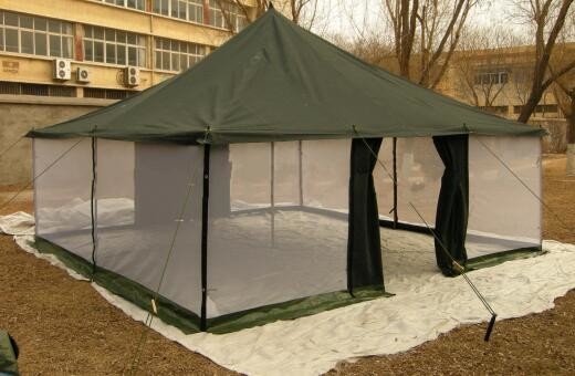 सामरिक आउटडोर गियर 10 व्यक्ति तम्बू 4.8 * 4.8m