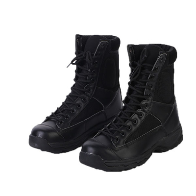 पुरुषों और महिलाओं के लिए कस्टम डिजाइन मजबूत काले सैन्य सामरिक जूते