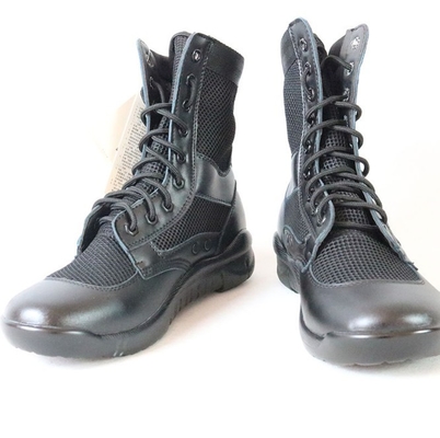 ब्लैक असली लेदर कॉम्बैट टैक्टिकल बूट्स साइज 38-45