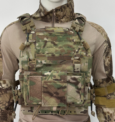 गुणवत्ता  Military Equipment Manufacturer Tactical Vest Plate Carrier Bulletproof with Military Standards NIJ IIIA कारखाना