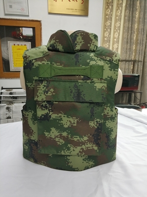 NIJ IIIA/III/IV सुरक्षा नरम आघात पैड के साथ नायलॉन सैन्य सामरिक बुलेटप्रूफ वेस्ट