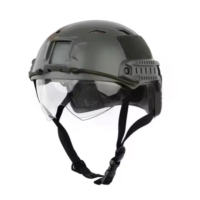 Clear Visibility and Anti-Spall Technology-Enhanced Tactical Ballistic Helmet with Ventilation